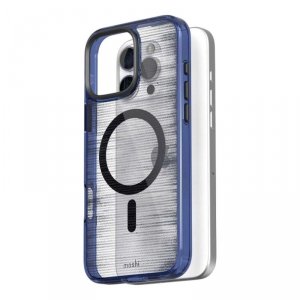 Moshi iGlaze MagSafe - Etui iPhone 16 Pro (Dusk Indigo)