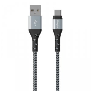 Energizer Ultimate - Kabel połączeniowy USB-A do USB-C 2m (Srebrny)