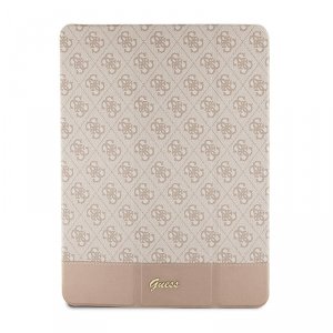 Guess 4G Stripe Allover - Etui iPad Pro 12.9 (2022-2020) (Różowy)