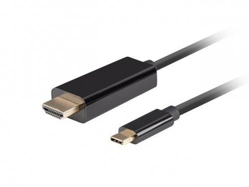 Lanberg Kabel USB-C(M)-&gt;HDMI(M) 4K 60HZ 3M czarny