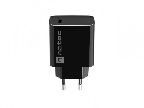 Natec Ładowarka sieciowa Ribera 1x USB-C 20W Czarna