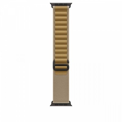 Apple Opaska Alpine w kolorze beżu do koperty 49 mm - rozmiar S - elementy z tytanu w kolorze czarnym