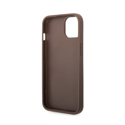 Guess 4G Big Metal Logo - Etui iPhone 15 / 14 / 13 (brązowy)