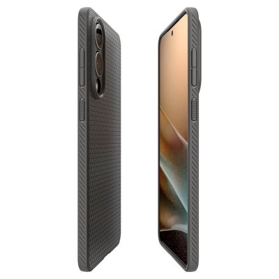 Spigen Liquid Air - Etui do Samsung Galaxy S25 Edge (Marble Grey)