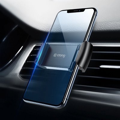 Crong Universal Smart Car Holder – Uniwersalny uchwyt samochodowy do telefonu 4&quot;-6,5” (czarny)