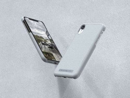 Nordic Elements Original Idun - Materiałowe etui iPhone XR (Light Grey)