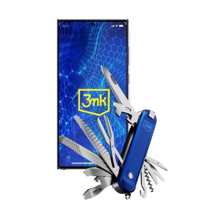 3mk HardGlass Max Lite - Szkło hartowane do Samsung Galaxy S23 Ultra (Czarny)