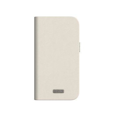 Moshi Overture MagSafe - Skórzane etui 3w1 z klapką iPhone 15 Plus (Eggnog White)