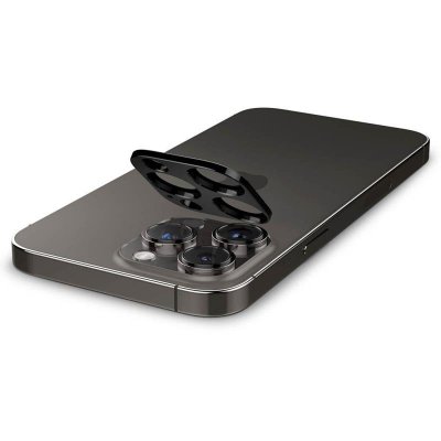 Spigen Optik.TR Camera Lens Protector 2-Pack - Szkło ochronne na obiektyw do iPhone 16 Pro / 16 Pro Max / 15 Pro / 15 Pro Max / 