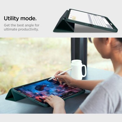 Spigen Urban Fit - Etui do iPad Pro 13&quot; (M4, 2024) (Midnight Green)