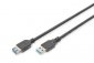 Digitus Kabel przedłużający USB 3.1 Gen.1 SuperSpeed 5Gbps Typ USB A/USB A M/Ż czarny 1,8m 