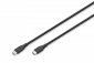 Digitus Kabel zasilający silikonowy USB-C - USB-C, USB 2.0 60W, 2m Czarny 