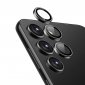 Crong Lens Ring - Szkło hartowane na obiektyw aparatu Samsung Galaxy S24 (czarny) 