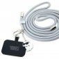 Karl Lagerfeld CBDY Cord - Uniwersalny pasek / smyczka do telefonu (szary) 