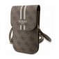 Guess 4G Stripes - Torebka crossbody na telefon (brązowy) 