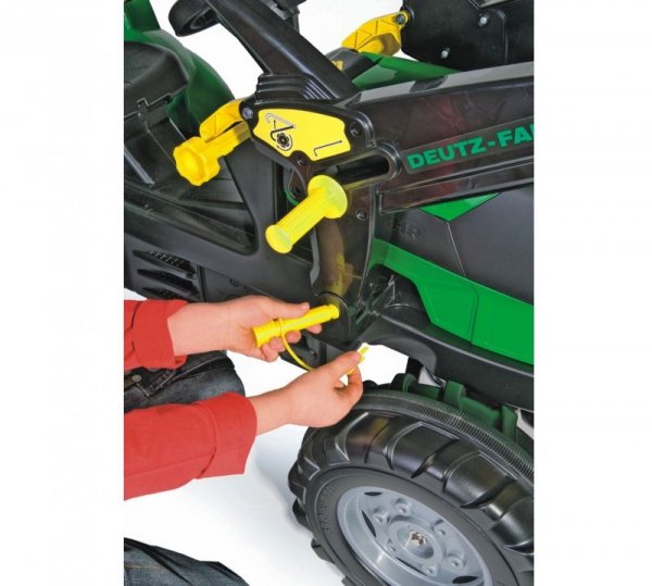 RollyToys rollyFarmtrac Premium Deutz-Fahr Agrotron Traktor na pedały z łyżką  3-8 Lat