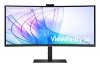 Monitor 34 cale ViewFinity S65VC VA 3440x1440 UWQHD 21:9 1xHDMI 1xDP 1xUSB-C (90W) 2xUSB 3.0 LAN (RJ45) 5ms HAS Webcam Głośniki zakrzywiony 3YOS