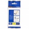 Taśma Brother TZE-FX211. czarny druk/biały podkład. laminowane. 8m. 6mm. flexibilnĂ­ TZEFX211
