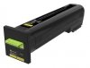 Toner Lexmark 72K20Y0, yellow, 8000s, return, extra duża pojemnośÄ‡, Lexmark CS820de,CS820dte,CS820dtfe,CX820de,CX820dtf 72K20Y0