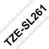 Taśma Brother TZE-SL261, czarny druk/biały podkład, laminowane, 8m, 36mm