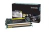 Toner Lexmark X748H1YG. yellow. 10000s. return. high capacity. Lexmark X748DE. X748DTE X748H1YG
