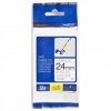 Taśma Brother TZE-FX251. czarny druk/biały podkład. laminowane. 8m. 24mm. flexibilnĂ­ TZEFX251