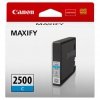 Tusz Canon PGI-2500 C, cyan, 9.6ml, 9301B001, Canon MAXIFY iB4050,iB4150,MB5050,MB5150,MB5350,MB5450 9301B001
