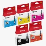 Canon oryginalny wkład atramentowy / tusz PGI72 CMYK. CMYK. 6402B009. Canon PIXMA Pro-10 6402B009