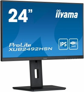 Monitor 24 cale XUB2492HSN-B5 IPS,USB-C Dock,HDMI,DP,DaisyChain,HAS