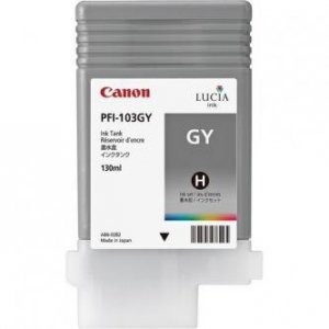 Canon oryginalny wkład atramentowy / tusz PFI103GY. grey. 130ml. 2213B001. ploter iPF-5100. 6100 2213B001