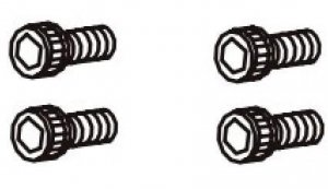 Części / ZEBRA / KIT, SC M4 X .7 X 12 CAP SO  25 CNT HW10432, Thermal  transfer, 170PAX4, 25 pc(s)