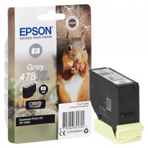 Epson oryginalny tusz C13T04F64010, 478XL, grey, 10.2ml, Epson XP-15000 C13T04F64010