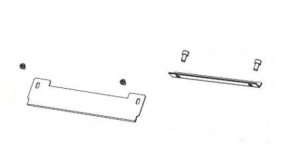 Części / ZEBRA / Kit, Ribbon Strip Plate and  Ribbon Static Brush, 220Xi4  P1103355, 1 pc(s)