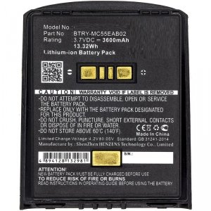 Części / CoreParts / zamiennik / Battery for ZEBRA Scanner 13.3Wh Li-ion 3.7V 3600mAh Black, MC55, MC5574, MC5590, MC55A, MC55A0, MC56, MC65, MC659, MC659B, MC67