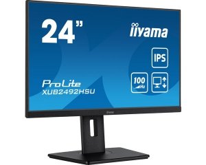 Monitor 23.8 cala XUB2492HSU-B6 IPS,HDMI,DP,100Hz,PIVOT,USB,HAS/150mm