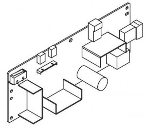 Części / Kyocera-Mita / SWITCHING REGULATOR 230V 302HS45013, 1 pc(s) 