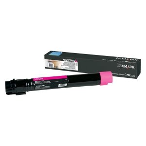 Lexmark oryginalny toner X950X2MG. magenta. 24000s. extra duża pojemność. Lexmark X950. X952. X954 X950X2MG