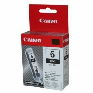 Canon oryginalny tusz BCI6BK. black. 4705A002. Canon S800. 820. 820D. 830D. 900. 9000. i950 4705A002