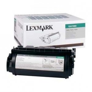 Lexmark oryginalny toner 12A7460. black. 5000s. return. Lexmark T630. T632. T634. X630. X632e 12A7460