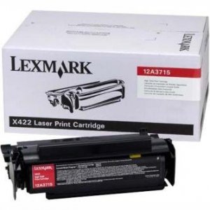 Lexmark oryginalny toner 12A3715. black. 12000s. Lexmark X422 12A3715