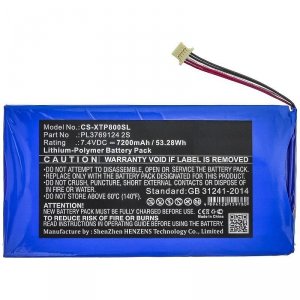 Części / CoreParts / zamiennik / Battery for Diagnostic Scanner 53.28Wh Li-Pol 7.4V 7200mAh  Blue for XTOOL Diagnostic Scanner EZ500, i80 Pad, PS80, PS80E, X100 Pad 2, X100 