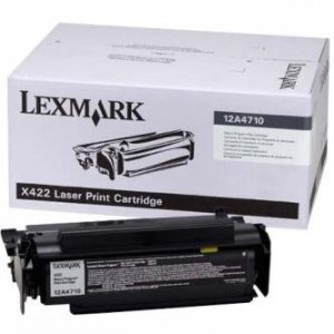 Lexmark oryginalny toner 12A4710. black. 6000s. return. Lexmark X422 12A4710