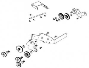 Zebra części / Kit drive hardware TTP2K new design 