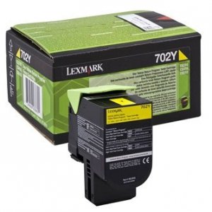 Toner Lexmark 70C2XY0, yellow, 4000s, return, extra duża pojemnośÄ‡, Lexmark CS510de, CS510dte 70C2XY0