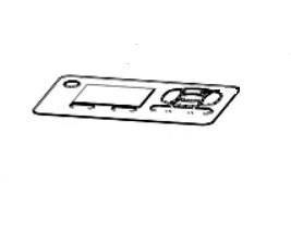 Części / ZEBRA / Kit, Nameplate with LCD,  ZD620T P1080383-237, 1 pc(s) 