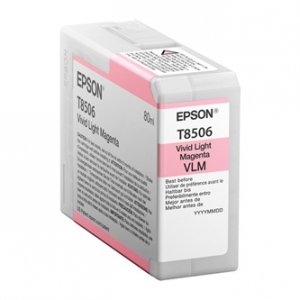 Epson oryginalny tusz / tusz C13T85060N, vivid light magenta, 80ml