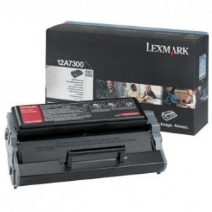 Toner Lexmark 12A7300. black. 3000s. Lexmark E321. E323 12A7300
