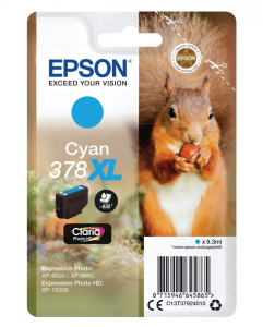 Tusz EPSON  C13T37924010, 378XL, cyan, 9,3ml, Epson XP-15000 C13T37924010