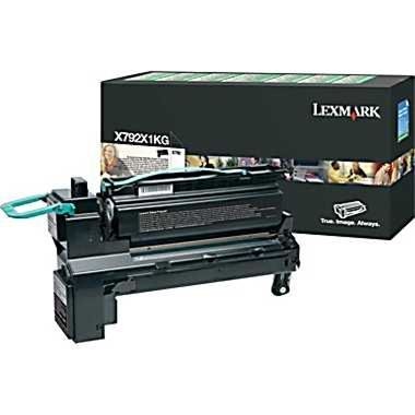 Toner Lexmark X792X1KG. black. 20000s. return. Lexmark X792 serie X792X1KG