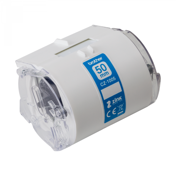 Taśma papierowa Brother 50mm x 5m, biała, CZ1005, do drukarki VC-500W CZ1005